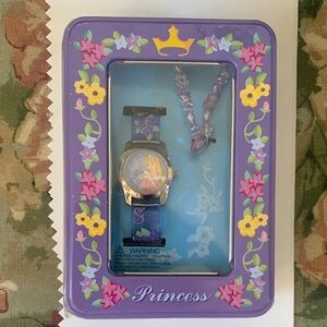 Vintage New Disney Princess Watch and Jewelry Set in Purple - Sleeping Beauty